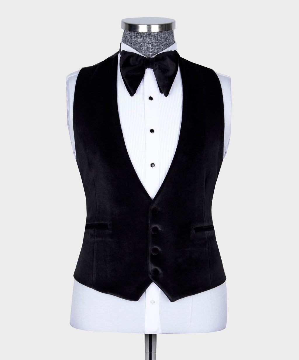 Blue-Pearl Velvet Tuxedo