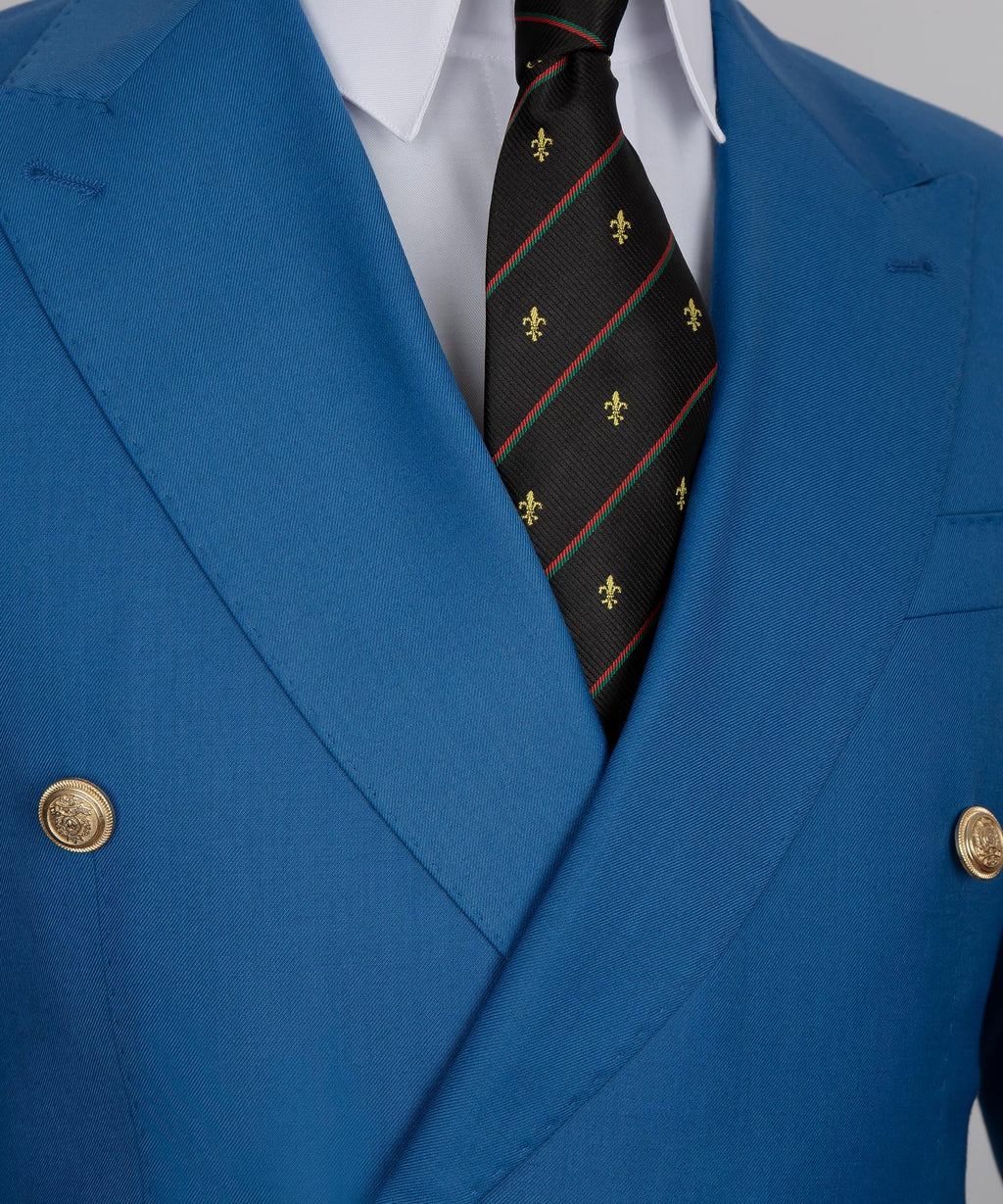 Double-Breasted Gold-Button Suit - Style 12