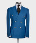 Double-Breasted Gold-Button Suit - Style 12