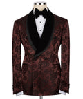 Black Double-Breasted Tuxedo - Style 05