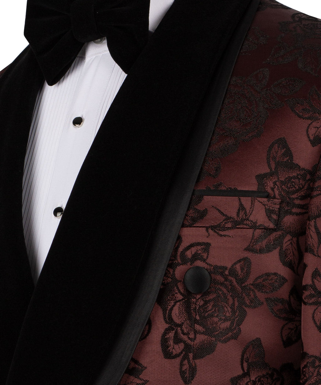 Black Double-Breasted Tuxedo - Style 05