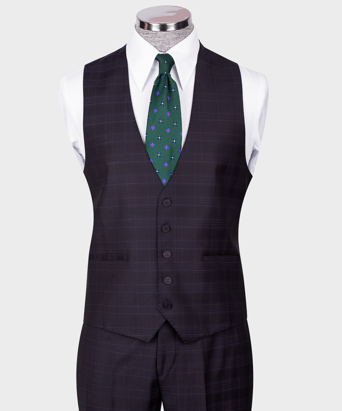 Black Three-Piece Suit - Style 15