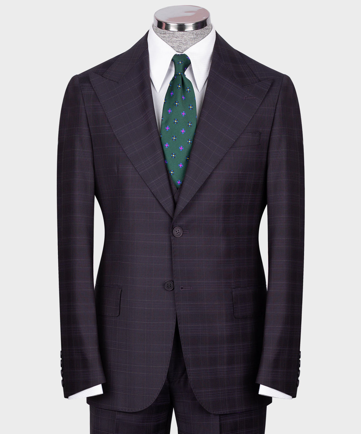 Black Three-Piece Suit - Style 15