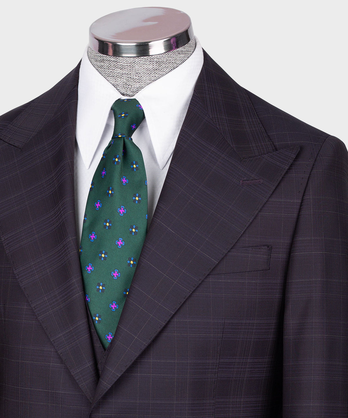Black Three-Piece Suit - Style 15