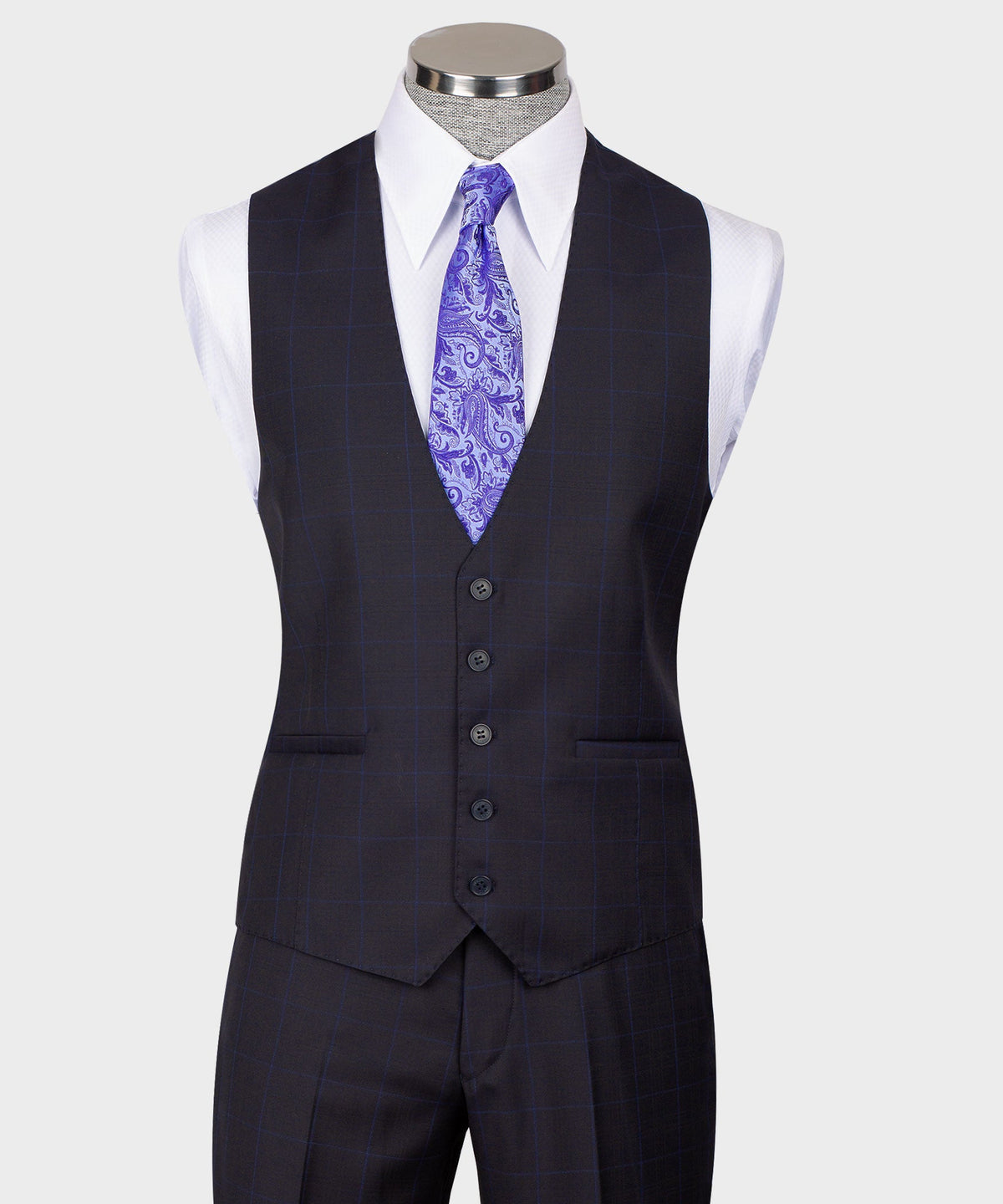 Black Three-Piece Suit - Style 14