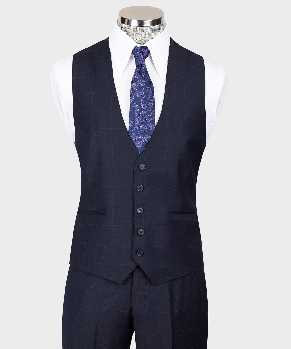 Black Three-Piece Suit - Style 13