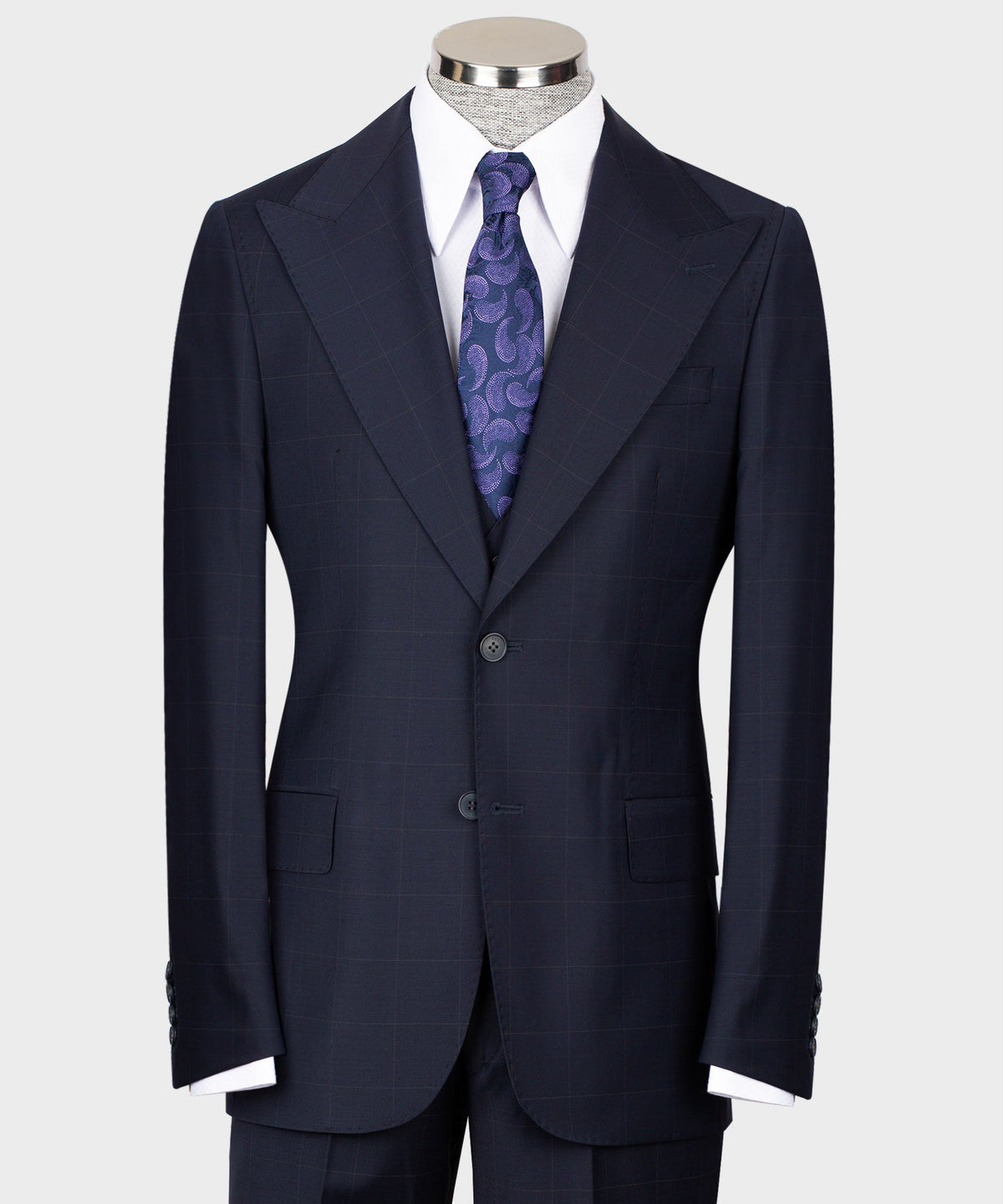 Black Three-Piece Suit - Style 13