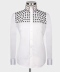 White Shirt - Stone-Embellished