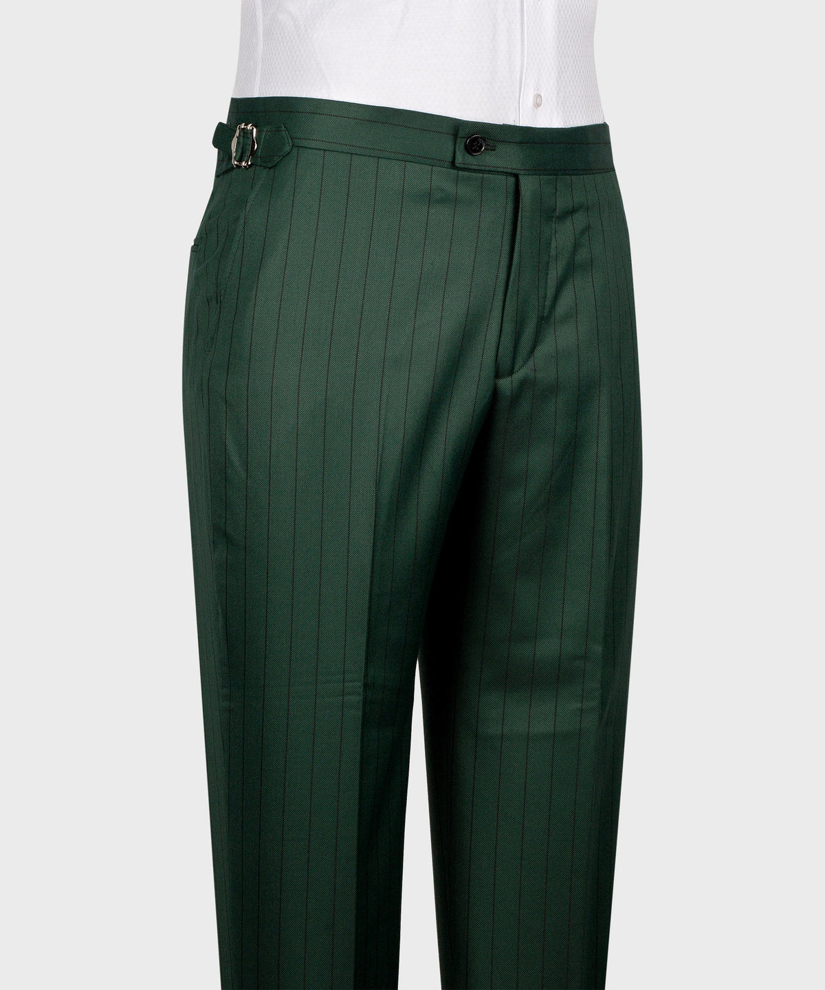 Striped Three-Piece Suit - Green
