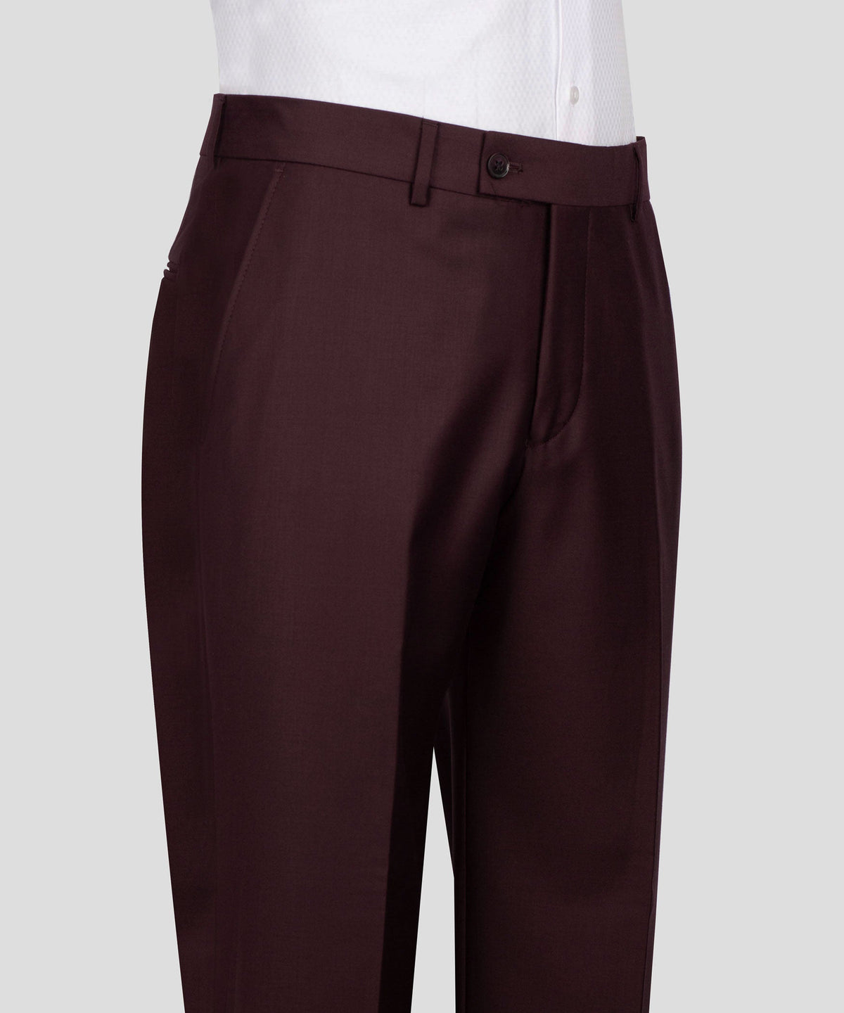 Burgundy Three-Piece Suit - Style 04