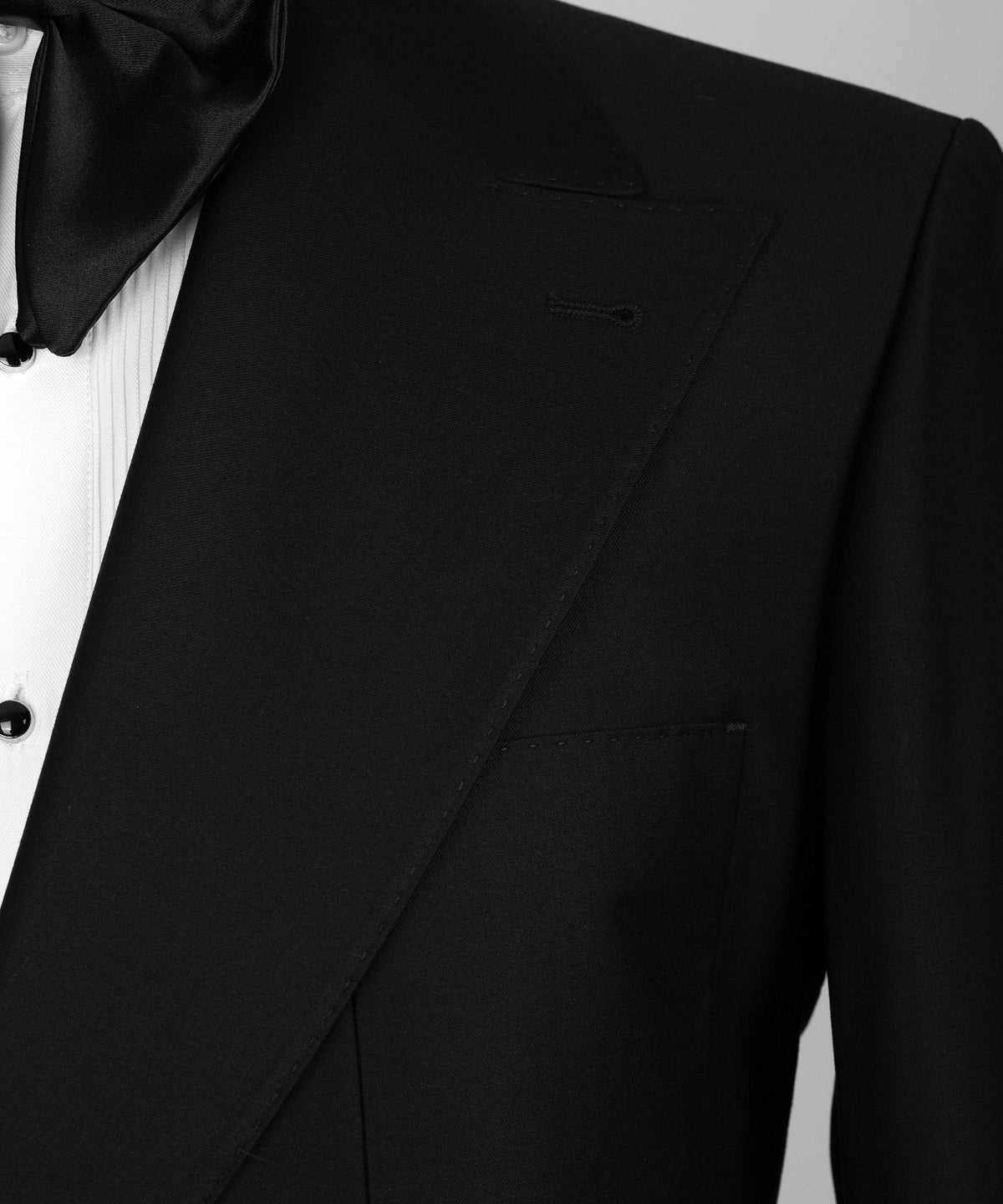 Black Double-Breasted Tuxedo - Style 14