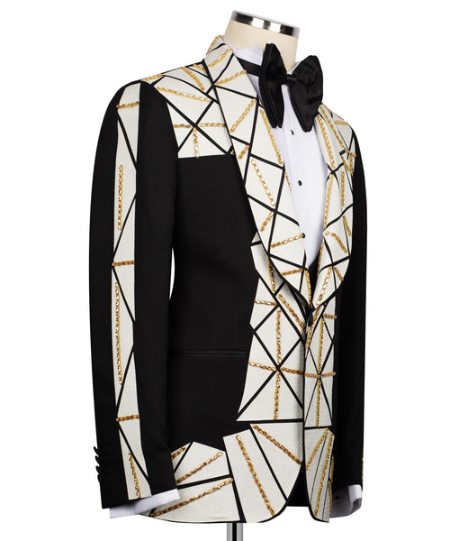 Black Contrast-Panel Tuxedo