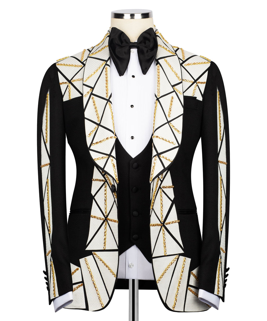 Black Contrast-Panel Tuxedo