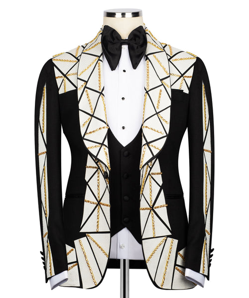 Black Contrast-Panel Tuxedo