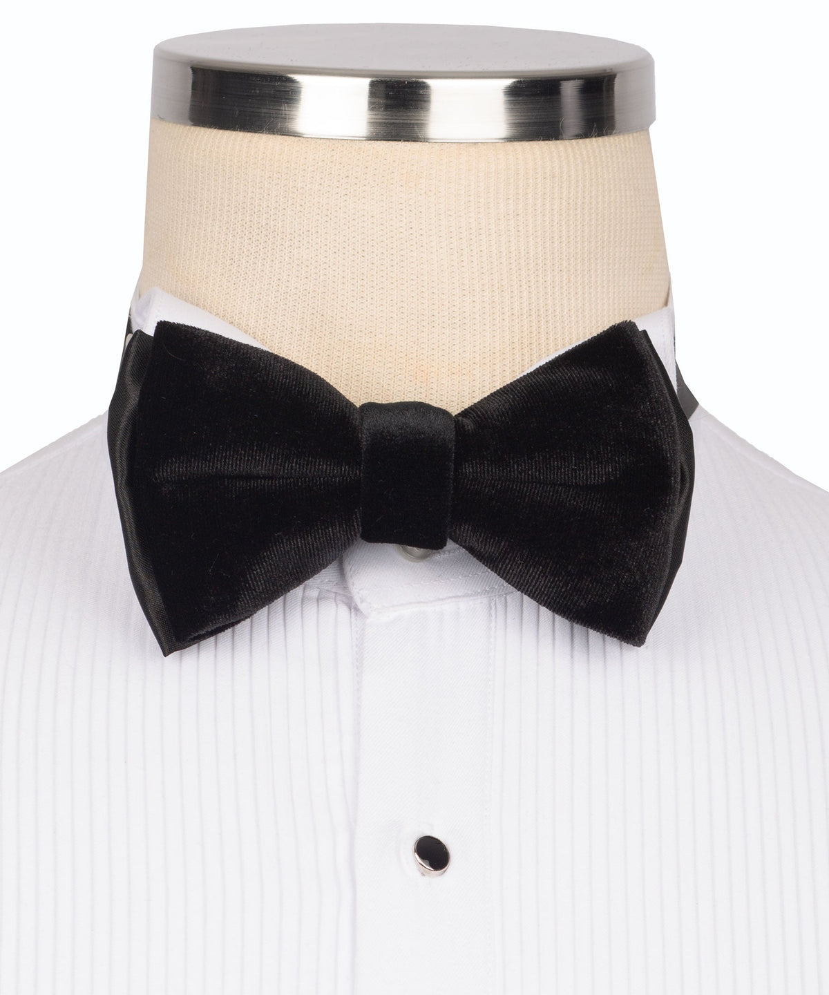 Black Velvet Bow Tie - Style 01
