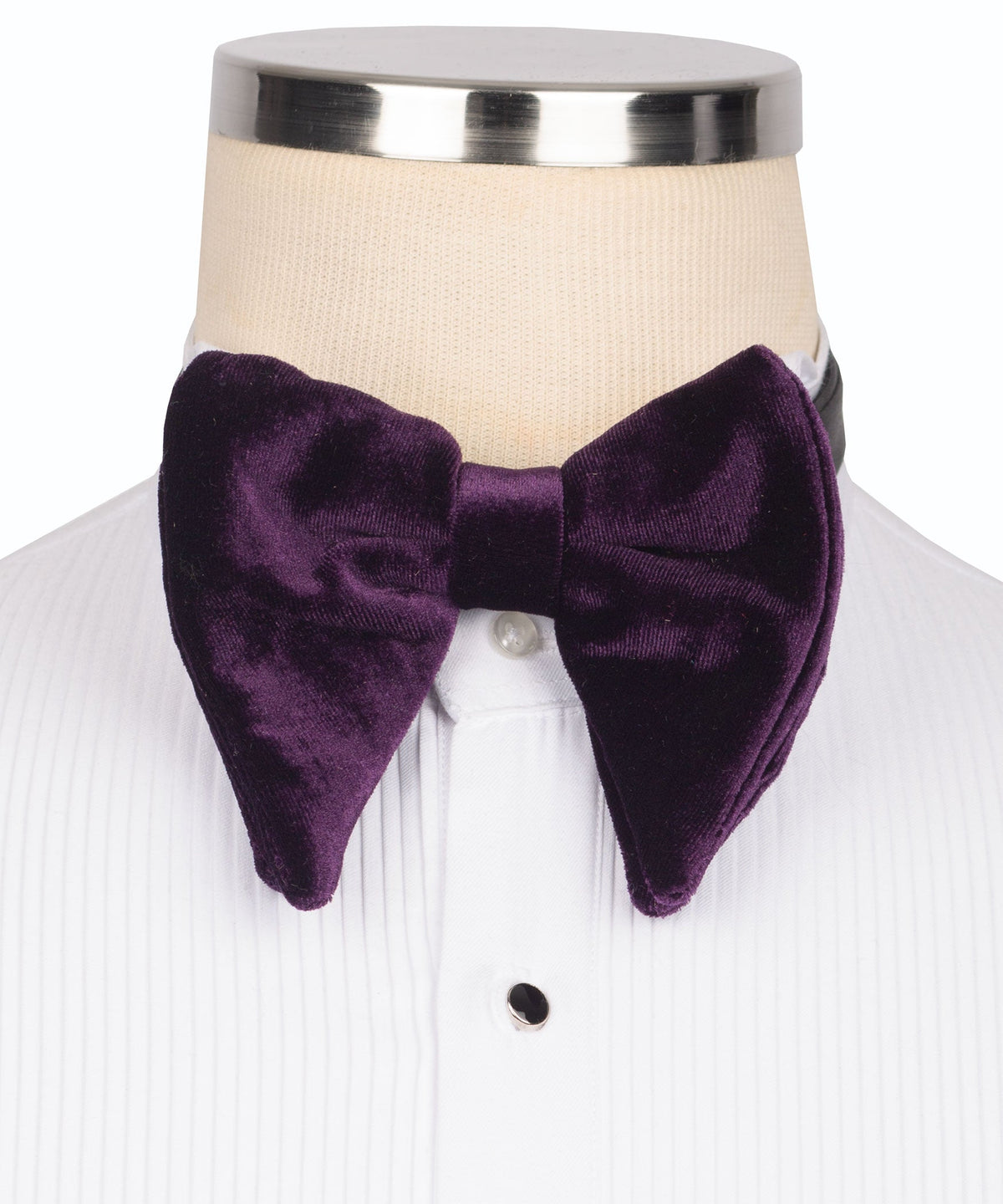 Black Velvet Bow Tie - Style 02