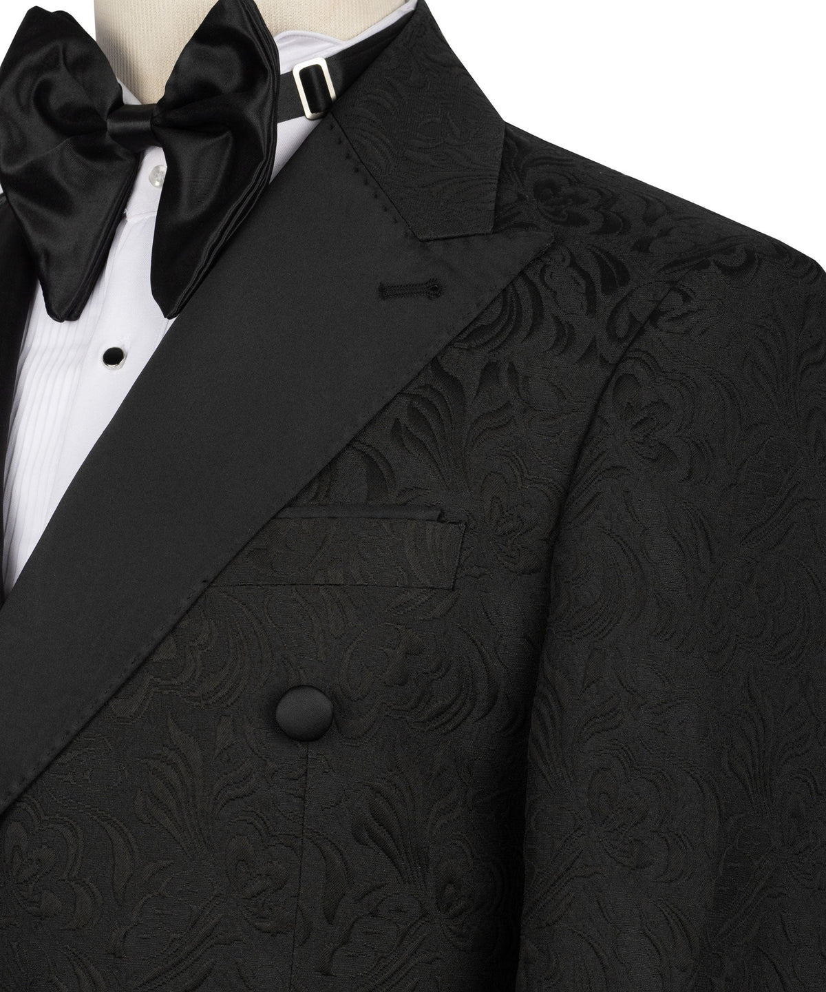 Black Double-Breasted Tuxedo - Style 13