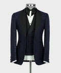 Dark Blue Shimmer Tuxedo - Style 02