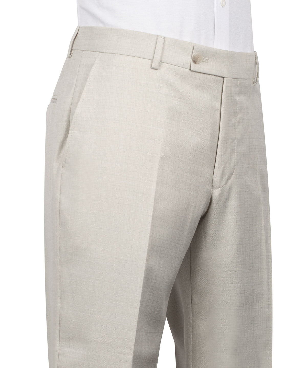 Double-Breasted Beige Suit