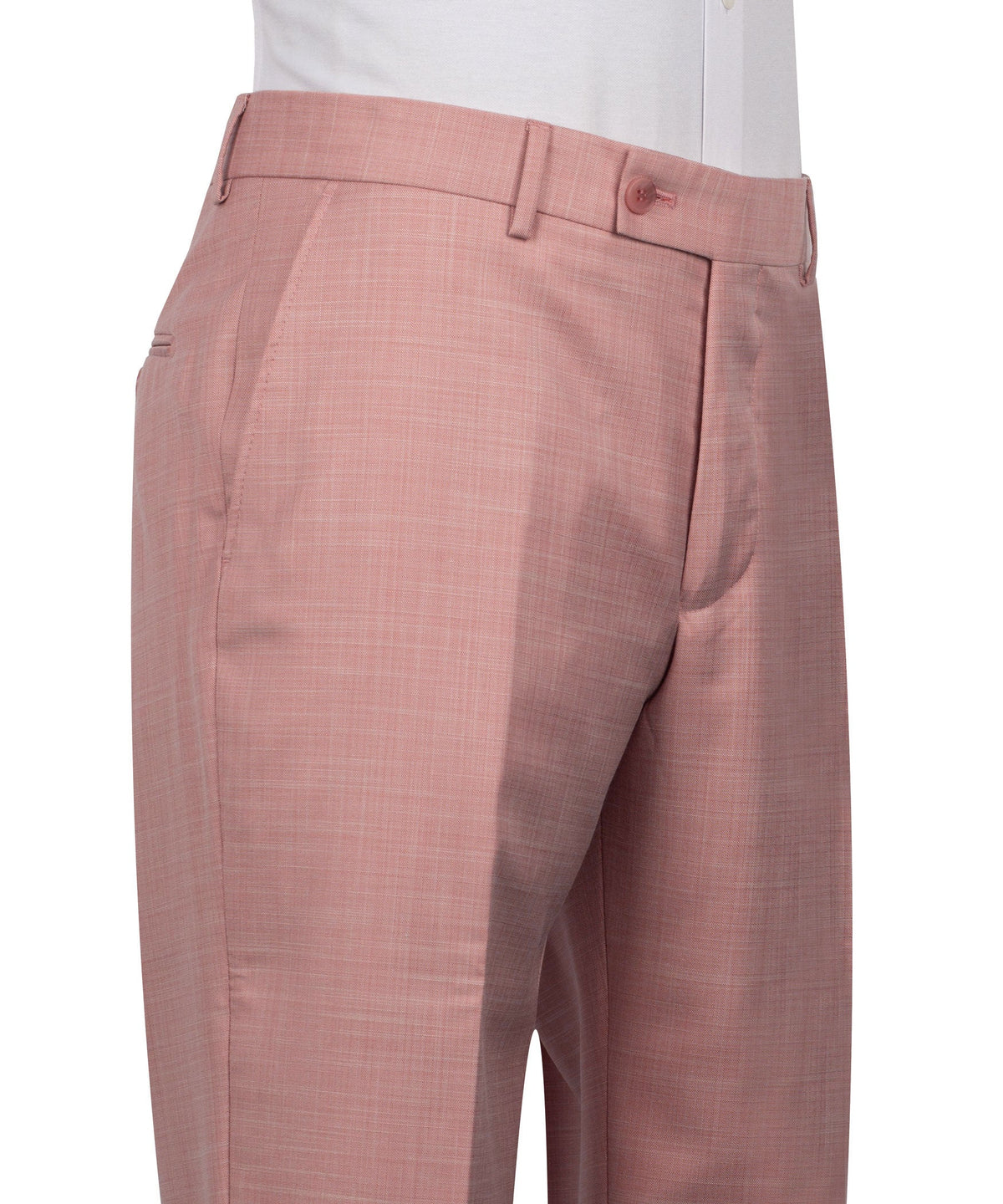 Double-Breasted Light Pink Suit