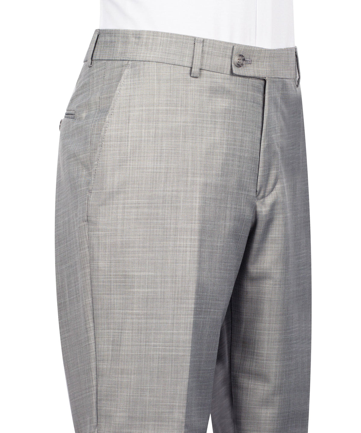 Double-Breasted Gray Suit