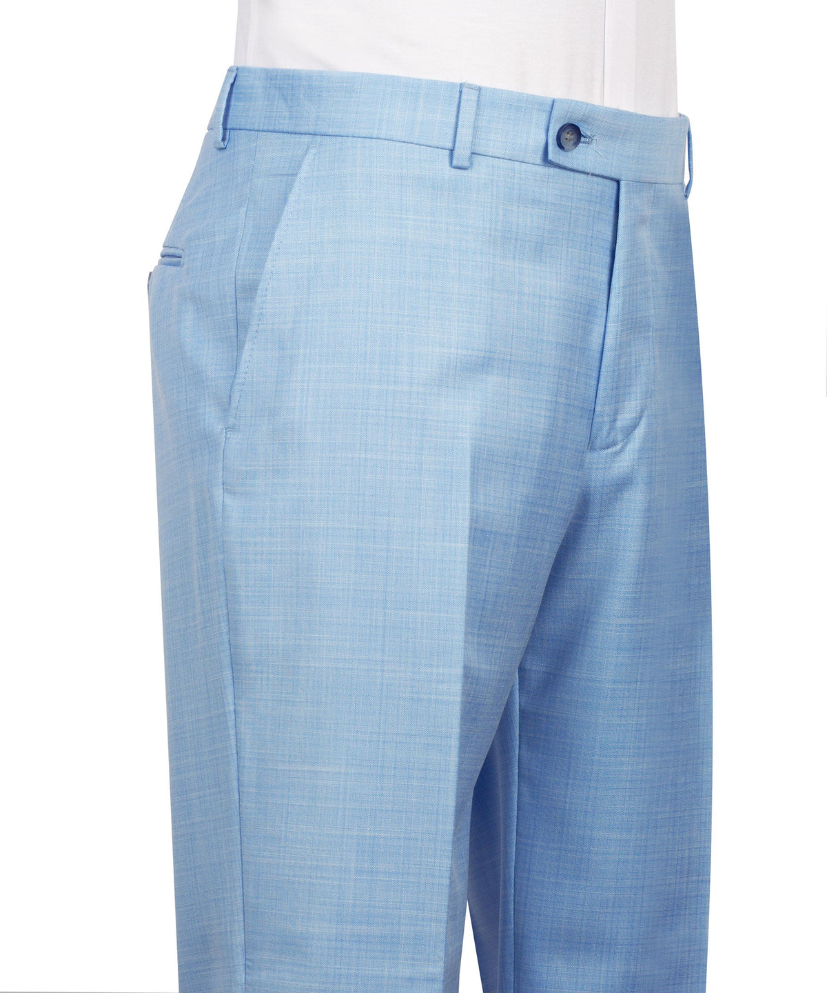 Blue Double-Breasted Suit - Style 04