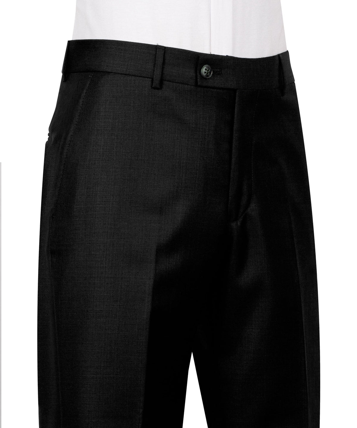 Double-Breasted Black Suit