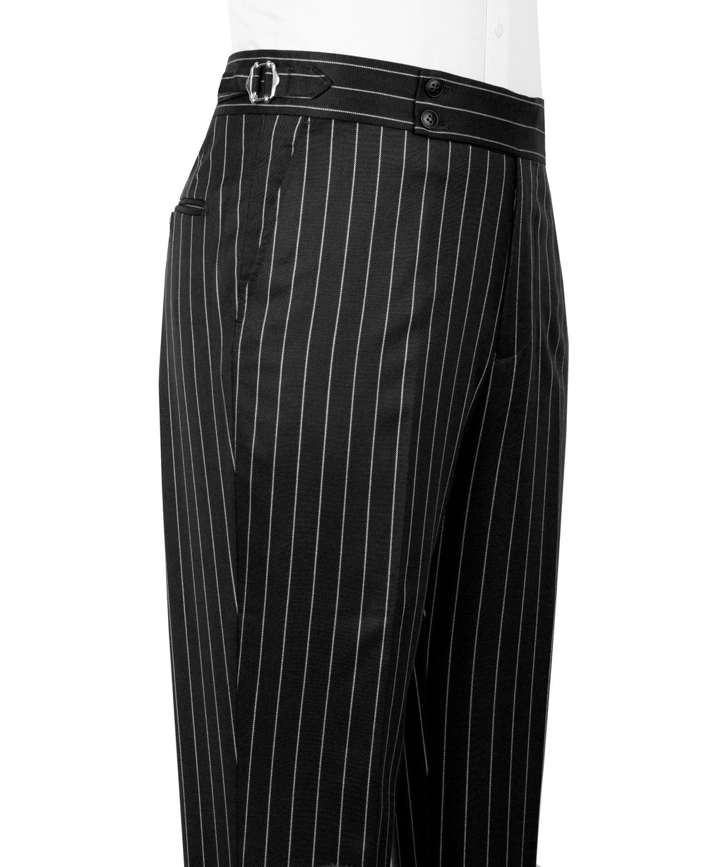 Black Double-Breasted Suit - Style 04
