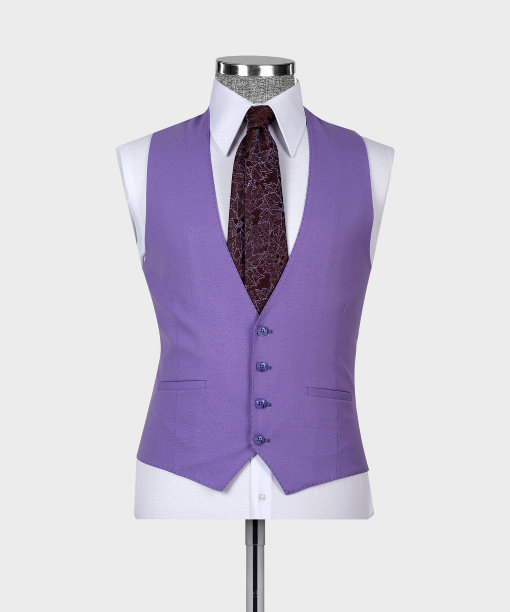 Purple Three-Piece Suit