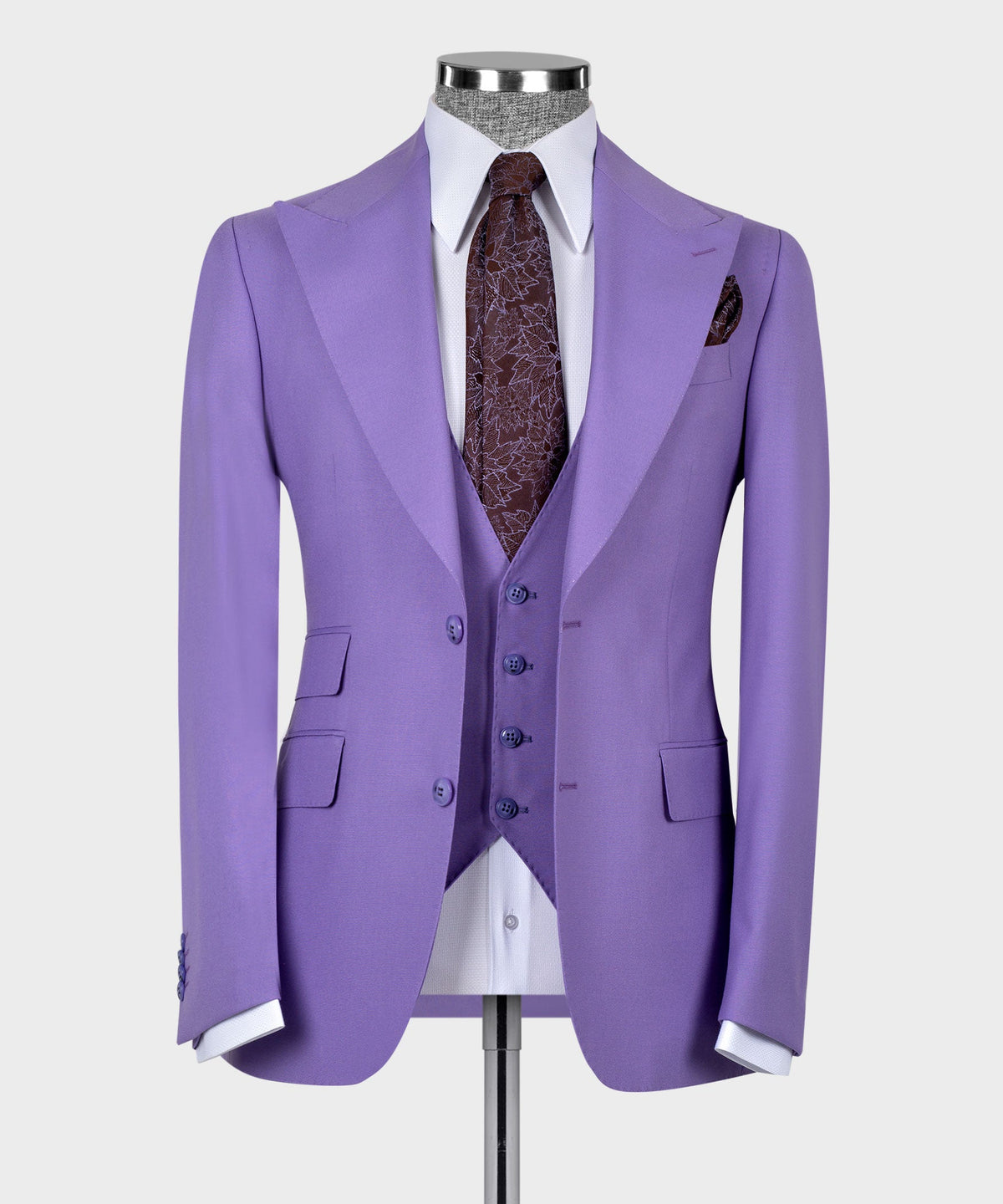 Purple Three-Piece Suit