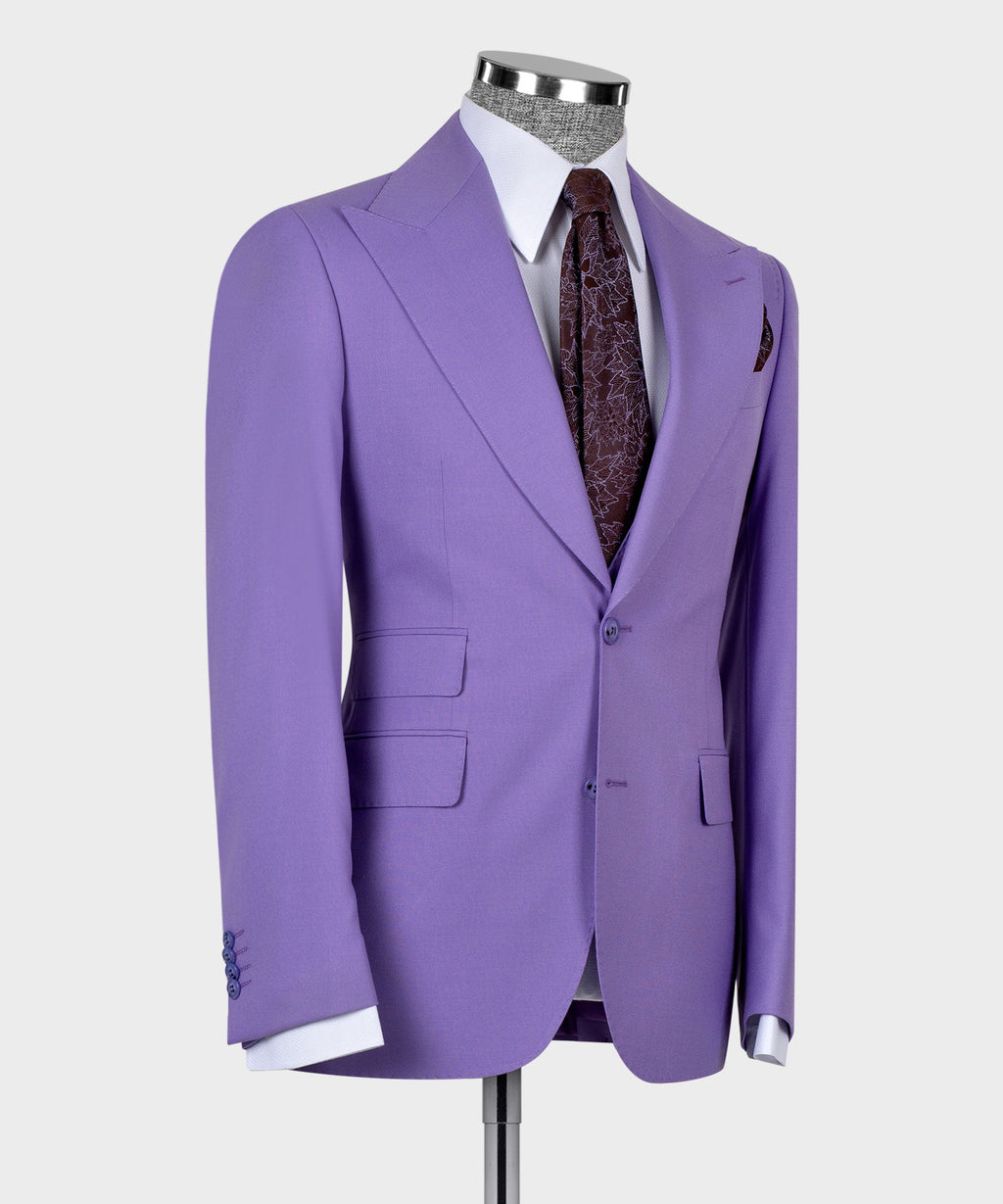 Purple Three-Piece Suit