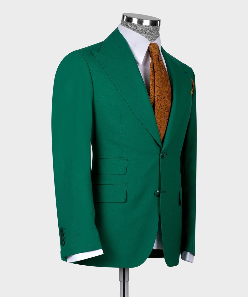 Teal Three-Piece Suit - Style 01
