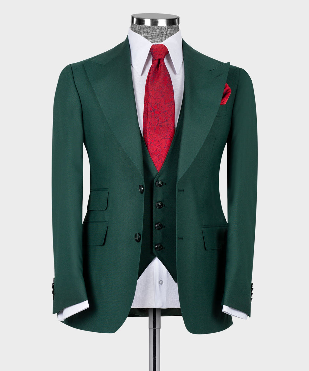 Teal Three-Piece Suit - Style 02