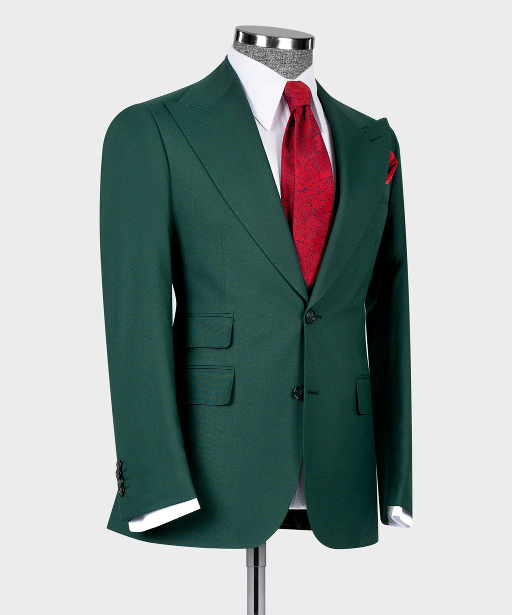 Teal Three-Piece Suit - Style 02