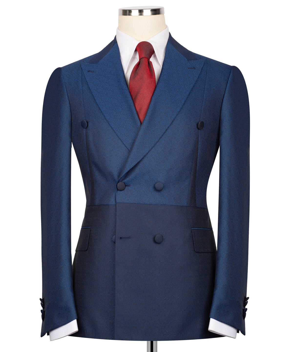 Double Color Classic Suit - Blue