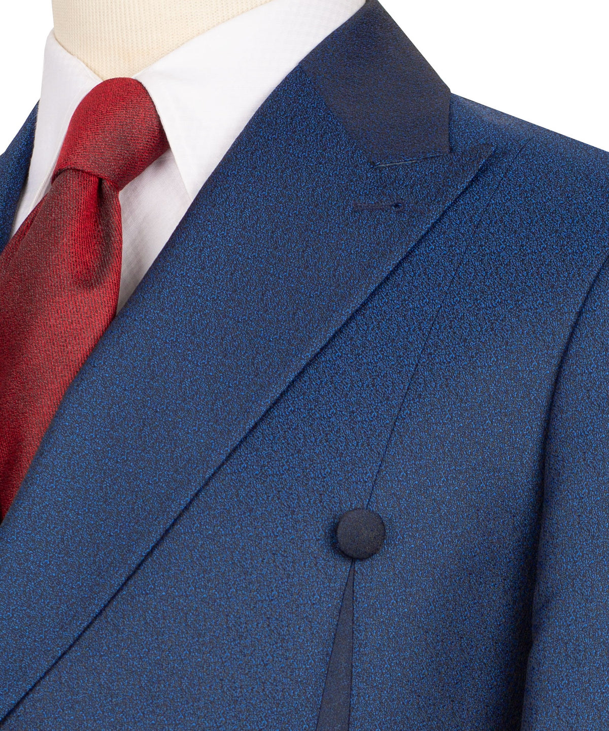 Double Color Classic Suit - Blue