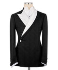 Black Double-Breasted Tuxedo - Style 06