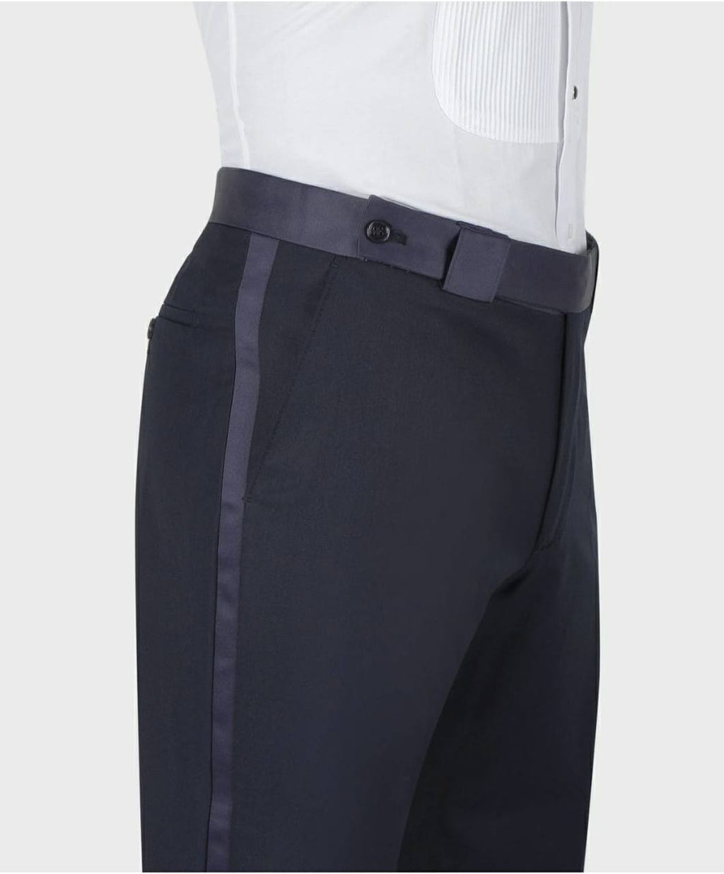 Black Collar Classic Dark Blue Tuxedo