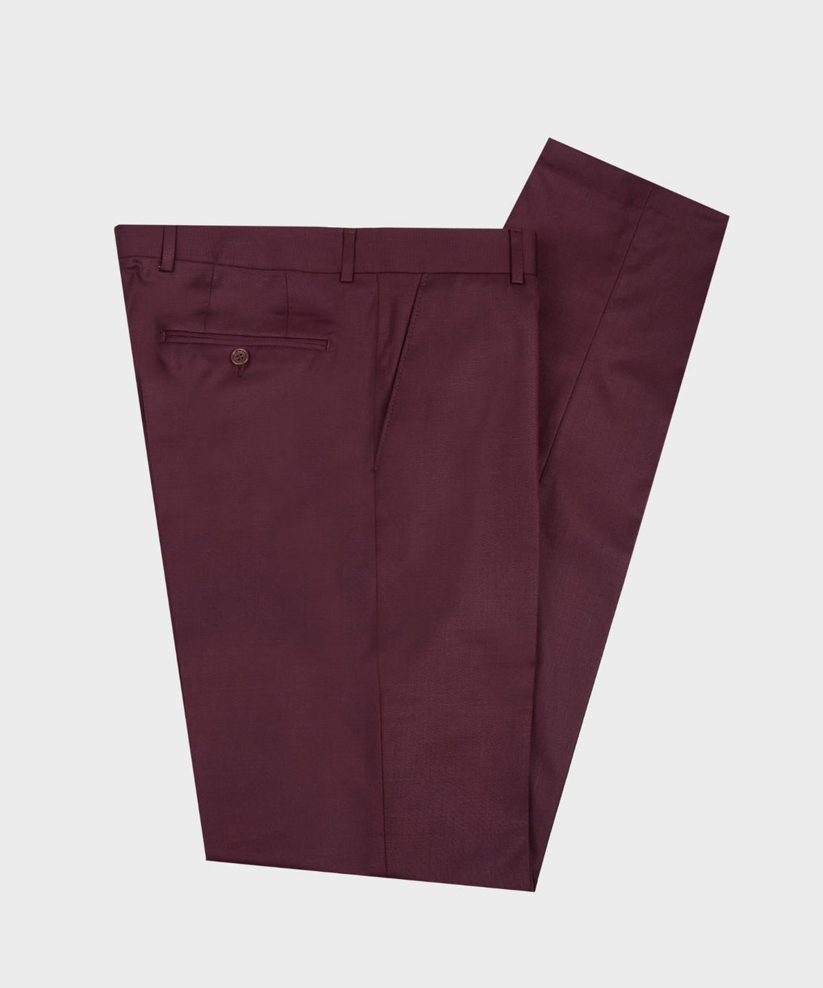 Classic Suit with Vest Burgundy